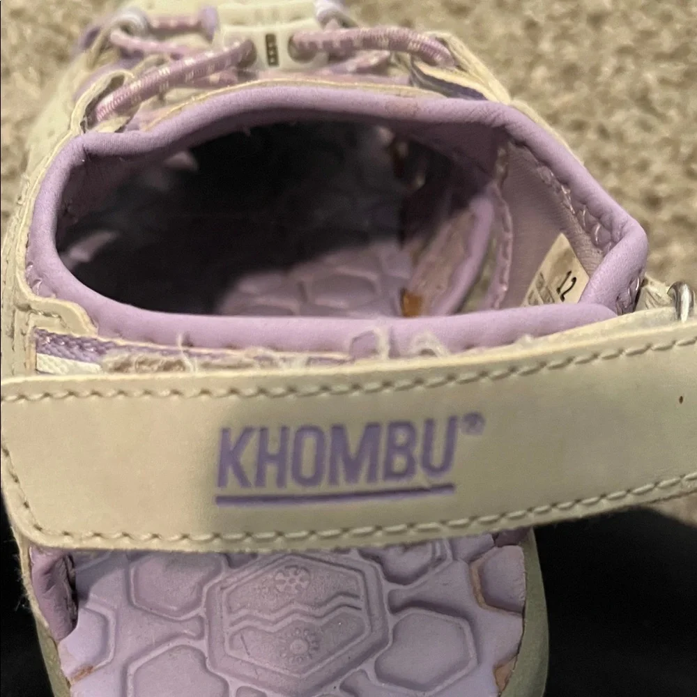 Khombu Kids Sandals - Gray and Lavender